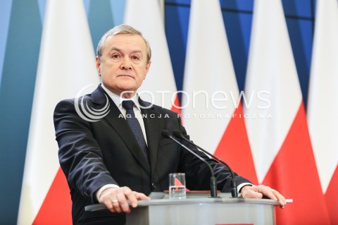  25.11.2016 WARSZAWA<br />KONFERENCJA WICEPREMIERA PIOTRA GLINSKIEGO<br />N/Z PIOTR GLINSKI<br /> 