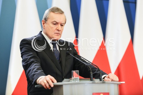  25.11.2016 WARSZAWA<br />KONFERENCJA WICEPREMIERA PIOTRA GLINSKIEGO<br />N/Z PIOTR GLINSKI<br /> 