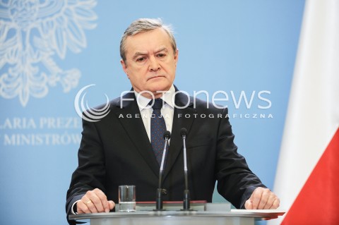  25.11.2016 WARSZAWA<br />KONFERENCJA WICEPREMIERA PIOTRA GLINSKIEGO<br />N/Z PIOTR GLINSKI<br /> 