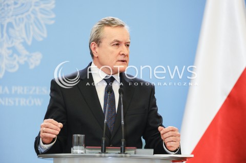  25.11.2016 WARSZAWA<br />KONFERENCJA WICEPREMIERA PIOTRA GLINSKIEGO<br />N/Z PIOTR GLINSKI<br /> 