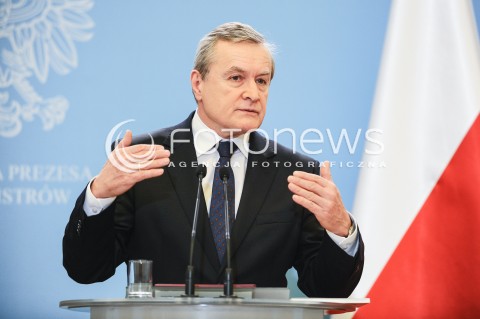  25.11.2016 WARSZAWA<br />KONFERENCJA WICEPREMIERA PIOTRA GLINSKIEGO<br />N/Z PIOTR GLINSKI<br /> 
