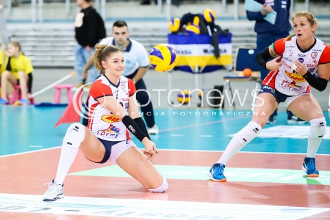  26.11.2016 LODZ SIATKOWKA ORLEN LIGA SEZON 2016/2017 VOLLEYBALL POLISH <br />
BEEF MASTER BUDOWLANI LODZ - IMPEL WROCLAW<br />
N/Z MARTYNA GRAJBER<br />
 