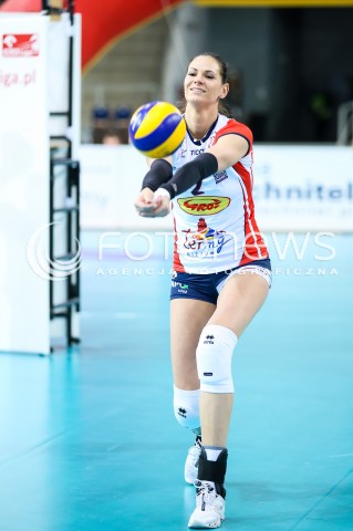  26.11.2016 LODZ SIATKOWKA ORLEN LIGA SEZON 2016/2017 VOLLEYBALL POLISH <br />
BEEF MASTER BUDOWLANI LODZ - IMPEL WROCLAW<br />
N/Z GABRIELA POLANSKA SYLWETKA<br />
 
