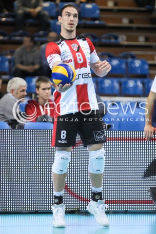  26.11.2016 RZESZOW<br />SIATKOWKA PLUSLIGA 2016/2017 MEN VOLLEYBALL POLAND POLISH PLUS LIGA LEAGUE SEASON 2016/2017<br />MECZ ASSECO RESOVIA RZESZOW - INDYKPOL AZS OLSZTYN <br />N/Z MARKO IVOVIC SYLWETKA <br /> 