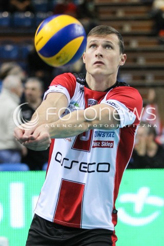  26.11.2016 RZESZOW<br />SIATKOWKA PLUSLIGA 2016/2017 MEN VOLLEYBALL POLAND POLISH PLUS LIGA LEAGUE SEASON 2016/2017<br />MECZ ASSECO RESOVIA RZESZOW - INDYKPOL AZS OLSZTYN <br />N/Z LUKAS TICHACEK SYLWETKA <br /> 