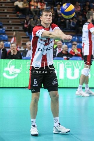  26.11.2016 RZESZOW<br />SIATKOWKA PLUSLIGA 2016/2017 MEN VOLLEYBALL POLAND POLISH PLUS LIGA LEAGUE SEASON 2016/2017<br />MECZ ASSECO RESOVIA RZESZOW - INDYKPOL AZS OLSZTYN <br />N/Z LUKAS TICHACEK SYLWETKA <br /> 