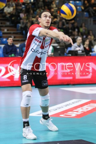  26.11.2016 RZESZOW<br />SIATKOWKA PLUSLIGA 2016/2017 MEN VOLLEYBALL POLAND POLISH PLUS LIGA LEAGUE SEASON 2016/2017<br />MECZ ASSECO RESOVIA RZESZOW - INDYKPOL AZS OLSZTYN <br />N/Z MARKO IVOVIC SYLWETKA <br /> 
