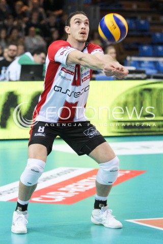  26.11.2016 RZESZOW<br />SIATKOWKA PLUSLIGA 2016/2017 MEN VOLLEYBALL POLAND POLISH PLUS LIGA LEAGUE SEASON 2016/2017<br />MECZ ASSECO RESOVIA RZESZOW - INDYKPOL AZS OLSZTYN <br />N/Z MARKO IVOVIC SYLWETKA <br /> 