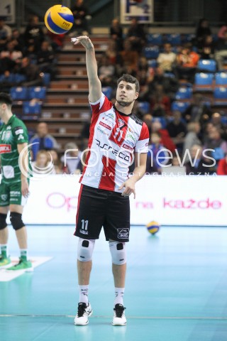  26.11.2016 RZESZOW<br />SIATKOWKA PLUSLIGA 2016/2017 MEN VOLLEYBALL POLAND POLISH PLUS LIGA LEAGUE SEASON 2016/2017<br />MECZ ASSECO RESOVIA RZESZOW - INDYKPOL AZS OLSZTYN <br />N/Z FABIAN DRZYZGA SYLWETKA <br /> 