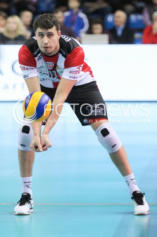  26.11.2016 RZESZOW<br />SIATKOWKA PLUSLIGA 2016/2017 MEN VOLLEYBALL POLAND POLISH PLUS LIGA LEAGUE SEASON 2016/2017<br />MECZ ASSECO RESOVIA RZESZOW - INDYKPOL AZS OLSZTYN <br />N/Z FABIAN DRZYZGA SYLWETKA <br /> 