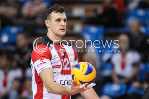  26.11.2016 RZESZOW<br />SIATKOWKA PLUSLIGA 2016/2017 MEN VOLLEYBALL POLAND POLISH PLUS LIGA LEAGUE SEASON 2016/2017<br />MECZ ASSECO RESOVIA RZESZOW - INDYKPOL AZS OLSZTYN <br />N/Z GAVIN SCHMITT SYLWETKA <br /> 