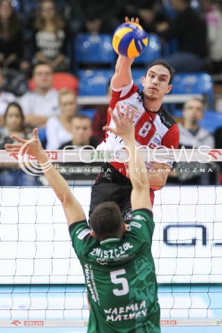  26.11.2016 RZESZOW<br />SIATKOWKA PLUSLIGA 2016/2017 MEN VOLLEYBALL POLAND POLISH PLUS LIGA LEAGUE SEASON 2016/2017<br />MECZ ASSECO RESOVIA RZESZOW - INDYKPOL AZS OLSZTYN <br />N/Z MARKO IVOVIC <br /> 