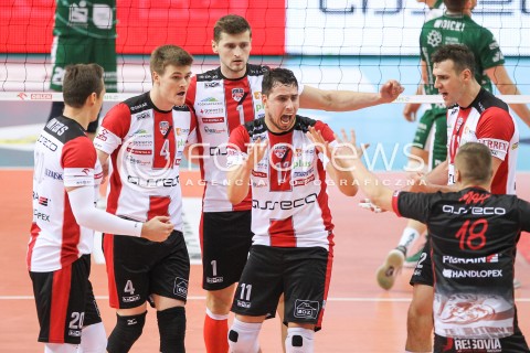  26.11.2016 RZESZOW<br />SIATKOWKA PLUSLIGA 2016/2017 MEN VOLLEYBALL POLAND POLISH PLUS LIGA LEAGUE SEASON 2016/2017<br />MECZ ASSECO RESOVIA RZESZOW - INDYKPOL AZS OLSZTYN <br />N/Z JOHN GORDON PERRIN PIOTR NOWAKOWSKI FABIAN DRZYZGA GAVIN SCHMITT RADOSC EMOCJE <br /> 