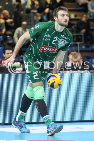  26.11.2016 RZESZOW<br />SIATKOWKA PLUSLIGA 2016/2017 MEN VOLLEYBALL POLAND POLISH PLUS LIGA LEAGUE SEASON 2016/2017<br />MECZ ASSECO RESOVIA RZESZOW - INDYKPOL AZS OLSZTYN <br />N/Z JAN HADRAVA SYLWETKA <br /> 