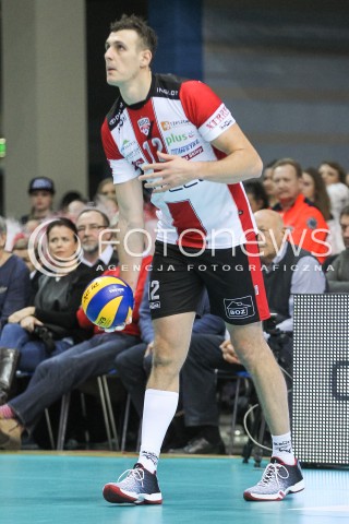  26.11.2016 RZESZOW<br />SIATKOWKA PLUSLIGA 2016/2017 MEN VOLLEYBALL POLAND POLISH PLUS LIGA LEAGUE SEASON 2016/2017<br />MECZ ASSECO RESOVIA RZESZOW - INDYKPOL AZS OLSZTYN <br />N/Z GAVIN SCHMITT SYLWETKA <br /> 