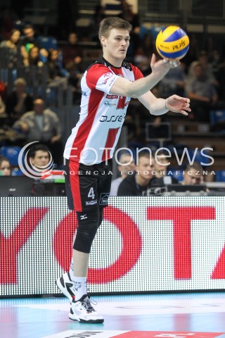  26.11.2016 RZESZOW<br />SIATKOWKA PLUSLIGA 2016/2017 MEN VOLLEYBALL POLAND POLISH PLUS LIGA LEAGUE SEASON 2016/2017<br />MECZ ASSECO RESOVIA RZESZOW - INDYKPOL AZS OLSZTYN <br />N/Z JOHN GORDON PERRIN SYLWETKA <br /> 