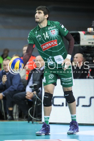  26.11.2016 RZESZOW<br />SIATKOWKA PLUSLIGA 2016/2017 MEN VOLLEYBALL POLAND POLISH PLUS LIGA LEAGUE SEASON 2016/2017<br />MECZ ASSECO RESOVIA RZESZOW - INDYKPOL AZS OLSZTYN <br />N/Z EZEQUIEL PALACIOS SYLWETKA <br /> 
