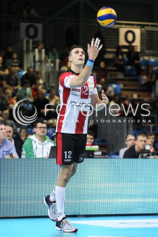  26.11.2016 RZESZOW<br />SIATKOWKA PLUSLIGA 2016/2017 MEN VOLLEYBALL POLAND POLISH PLUS LIGA LEAGUE SEASON 2016/2017<br />MECZ ASSECO RESOVIA RZESZOW - INDYKPOL AZS OLSZTYN <br />N/Z GAVIN SCHMITT SYLWETKA <br /> 