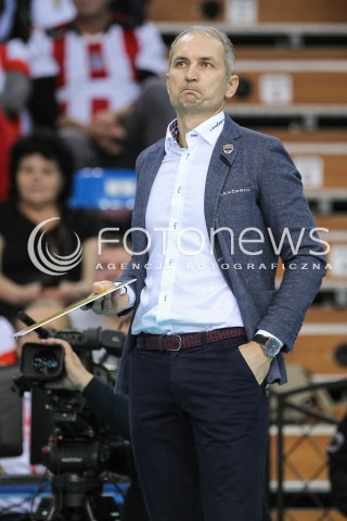  26.11.2016 RZESZOW<br />SIATKOWKA PLUSLIGA 2016/2017 MEN VOLLEYBALL POLAND POLISH PLUS LIGA LEAGUE SEASON 2016/2017<br />MECZ ASSECO RESOVIA RZESZOW - INDYKPOL AZS OLSZTYN <br />N/Z ANDRZEJ KOWAL - I TRENER ( HEAD COACH ) SYLWETKA <br /> 