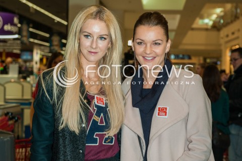 29.11.2016 WARSZAWA<br />AKCJA SZLACHETNA PACZKA Z UDZIALEM TENISISTEK SIOSTR RADWANSKICH<br />N/Z ULA RADWANSKA<br /> 