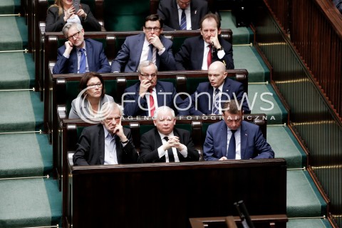  02.12.2016 WARSZAWA SEJM<br />POSIEDZENIE SEJMU RP<br />N/Z MARIUSZ BLASZCZAK JAROSLAW KACZYNSKI RYSZARD TERLECKI<br /> 