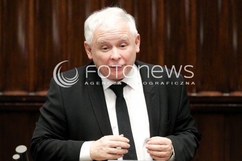  02.12.2016 WARSZAWA SEJM<br />POSIEDZENIE SEJMU RP<br />N/Z JAROSLAW KACZYNSKI<br /> 