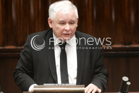  02.12.2016 WARSZAWA SEJM<br />POSIEDZENIE SEJMU RP<br />N/Z JAROSLAW KACZYNSKI<br /> 