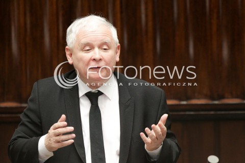  02.12.2016 WARSZAWA SEJM<br />POSIEDZENIE SEJMU RP<br />N/Z JAROSLAW KACZYNSKI<br /> 
