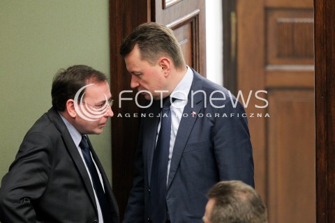  02.12.2016 WARSZAWA SEJM<br />POSIEDZENIE SEJMU RP<br />N/Z MARIUSZ BLASZCZAK MARIUSZ KAMINSKI<br /> 