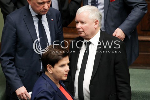  02.12.2016 WARSZAWA SEJM<br />POSIEDZENIE SEJMU RP<br />N/Z JAROSLAW KACZYNSKI<br /> 