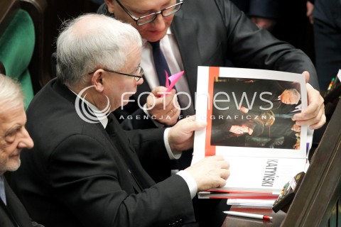  02.12.2016 WARSZAWA SEJM<br />POSIEDZENIE SEJMU RP<br />N/Z JAROSLAW KACZYNSKI<br /> 