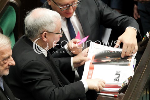 02.12.2016 WARSZAWA SEJM<br />POSIEDZENIE SEJMU RP<br />N/Z JAROSLAW KACZYNSKI<br /> 