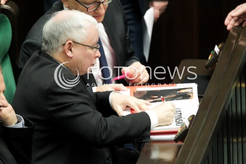  02.12.2016 WARSZAWA SEJM<br />POSIEDZENIE SEJMU RP<br />N/Z JAROSLAW KACZYNSKI<br /> 