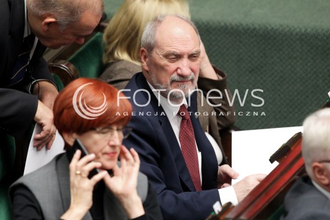  02.12.2016 WARSZAWA SEJM<br />POSIEDZENIE SEJMU RP<br />N/Z ANTONI MACIEREWICZ<br /> 