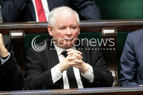  02.12.2016 WARSZAWA SEJM<br />POSIEDZENIE SEJMU RP<br />N/Z JAROSLAW KACZYNSKI<br /> 