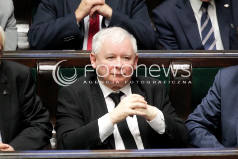  02.12.2016 WARSZAWA SEJM<br />POSIEDZENIE SEJMU RP<br />N/Z JAROSLAW KACZYNSKI<br /> 