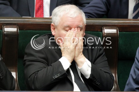  02.12.2016 WARSZAWA SEJM<br />POSIEDZENIE SEJMU RP<br />N/Z JAROSLAW KACZYNSKI<br /> 