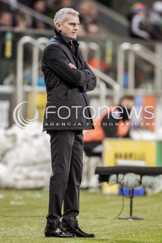  02.12.2016 WARSZAWA PILKA NOZNA <br />FOOTBALL EKSTRAKLASA STADION LEGII<br />MECZ LEGIA WARSZAWA - WISLA PLOCK<br />N/Z JACEK MAGIERA - TRENER LEGII ( HEAD COACH ) <br /> 