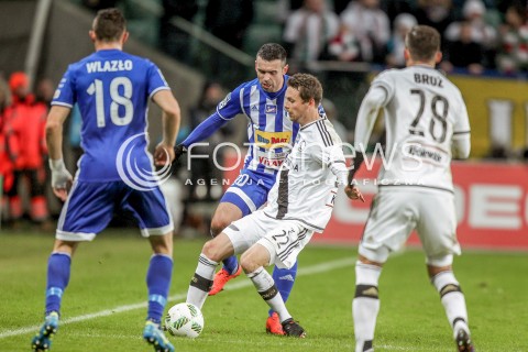  02.12.2016 WARSZAWA PILKA NOZNA <br />FOOTBALL EKSTRAKLASA STADION LEGII<br />MECZ LEGIA WARSZAWA - WISLA PLOCK<br />N/Z KASPER HAMALAINEN CEZARY STEFANCZYK <br /> 