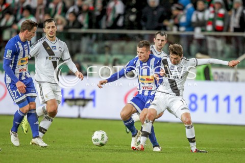  02.12.2016 WARSZAWA PILKA NOZNA <br />FOOTBALL EKSTRAKLASA STADION LEGII<br />MECZ LEGIA WARSZAWA - WISLA PLOCK<br />N/Z ARKADIUSZ RECA BARTOSZ BERESZYNSKI <br /> 