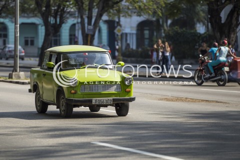  02.12.2016 KUBA HAWANA<br />ZDJECIE ILUSTRACYJNE<br />POJAZDY NA KUBIE<br />N/Z TRABANT NA ULICACH HAWANY<br /> 