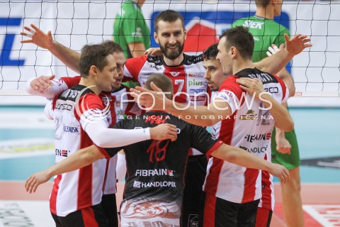  03.12.2016 RZESZOW<br />SIATKOWKA PLUSLIGA 2016/2017 MEN VOLLEYBALL POLAND POLISH PLUS LIGA LEAGUE SEASON 2016/2017<br />MECZ ASSECO RESOVIA RZESZOW - BBTS BIELSKO - BIALA <br />N/Z MARCIN MOZDZONEK FABIAN DRZYZGA FREDERIC WINTERS RADOSC EMOCJE <br /> 
