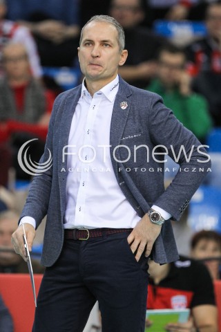  03.12.2016 RZESZOW<br />SIATKOWKA PLUSLIGA 2016/2017 MEN VOLLEYBALL POLAND POLISH PLUS LIGA LEAGUE SEASON 2016/2017<br />MECZ ASSECO RESOVIA RZESZOW - BBTS BIELSKO - BIALA <br />N/Z ANDRZEJ KOWAL - I TRENER ( HEAD COACH ) SYLWETKA <br /> 