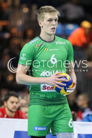  03.12.2016 RZESZOW<br />SIATKOWKA PLUSLIGA 2016/2017 MEN VOLLEYBALL POLAND POLISH PLUS LIGA LEAGUE SEASON 2016/2017<br />MECZ ASSECO RESOVIA RZESZOW - BBTS BIELSKO - BIALA <br />N/Z PAWEL GRYC SYLWETKA <br /> 
