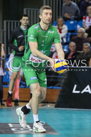  03.12.2016 RZESZOW<br />SIATKOWKA PLUSLIGA 2016/2017 MEN VOLLEYBALL POLAND POLISH PLUS LIGA LEAGUE SEASON 2016/2017<br />MECZ ASSECO RESOVIA RZESZOW - BBTS BIELSKO - BIALA <br />N/Z MARIUSZ GACA SYLWETKA <br /> 