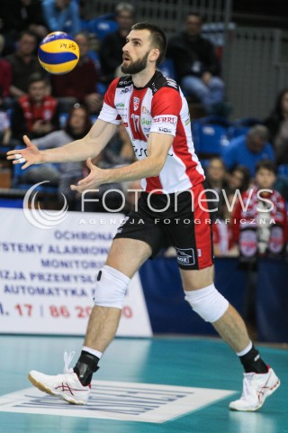  03.12.2016 RZESZOW<br />SIATKOWKA PLUSLIGA 2016/2017 MEN VOLLEYBALL POLAND POLISH PLUS LIGA LEAGUE SEASON 2016/2017<br />MECZ ASSECO RESOVIA RZESZOW - BBTS BIELSKO - BIALA <br />N/Z MARCIN MOZDZONEK SYLWETKA <br /> 