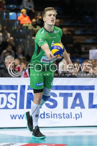  03.12.2016 RZESZOW<br />SIATKOWKA PLUSLIGA 2016/2017 MEN VOLLEYBALL POLAND POLISH PLUS LIGA LEAGUE SEASON 2016/2017<br />MECZ ASSECO RESOVIA RZESZOW - BBTS BIELSKO - BIALA <br />N/Z PAWEL GRYC SYLWETKA <br /> 
