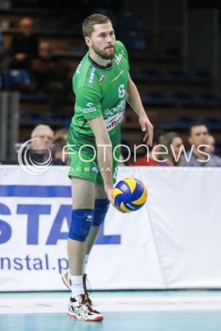  03.12.2016 RZESZOW<br />SIATKOWKA PLUSLIGA 2016/2017 MEN VOLLEYBALL POLAND POLISH PLUS LIGA LEAGUE SEASON 2016/2017<br />MECZ ASSECO RESOVIA RZESZOW - BBTS BIELSKO - BIALA <br />N/Z BARTOSZ JANECZEK SYLWETKA <br /> 