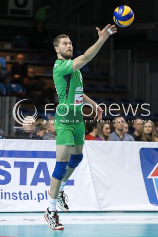  03.12.2016 RZESZOW<br />SIATKOWKA PLUSLIGA 2016/2017 MEN VOLLEYBALL POLAND POLISH PLUS LIGA LEAGUE SEASON 2016/2017<br />MECZ ASSECO RESOVIA RZESZOW - BBTS BIELSKO - BIALA <br />N/Z BARTOSZ JANECZEK SYLWETKA <br /> 