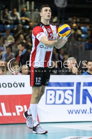  03.12.2016 RZESZOW<br />SIATKOWKA PLUSLIGA 2016/2017 MEN VOLLEYBALL POLAND POLISH PLUS LIGA LEAGUE SEASON 2016/2017<br />MECZ ASSECO RESOVIA RZESZOW - BBTS BIELSKO - BIALA <br />N/Z GAVIN SCHMITT SYLWETKA <br /> 